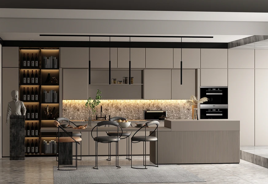 کابینت آشپزخانه ام دی اف