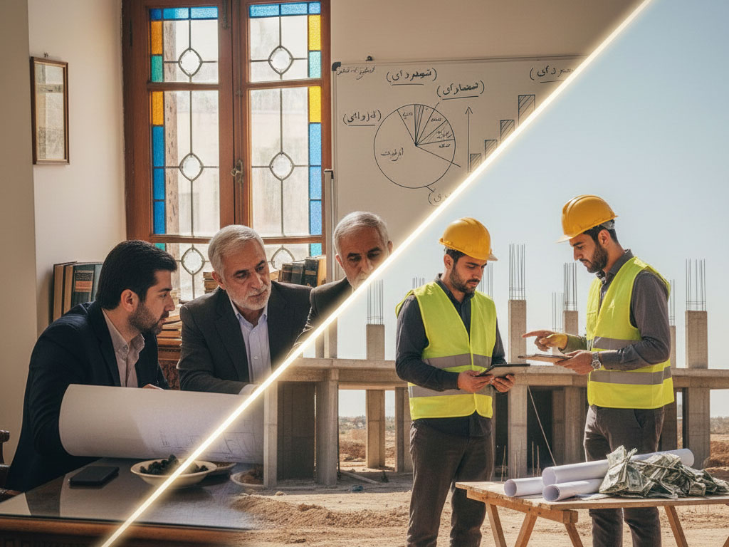 تفاوت مشارکت در ساخت با قرارداد پیمانکاری تفاوت مشارکت در ساخت با قرارداد پیمانکاری